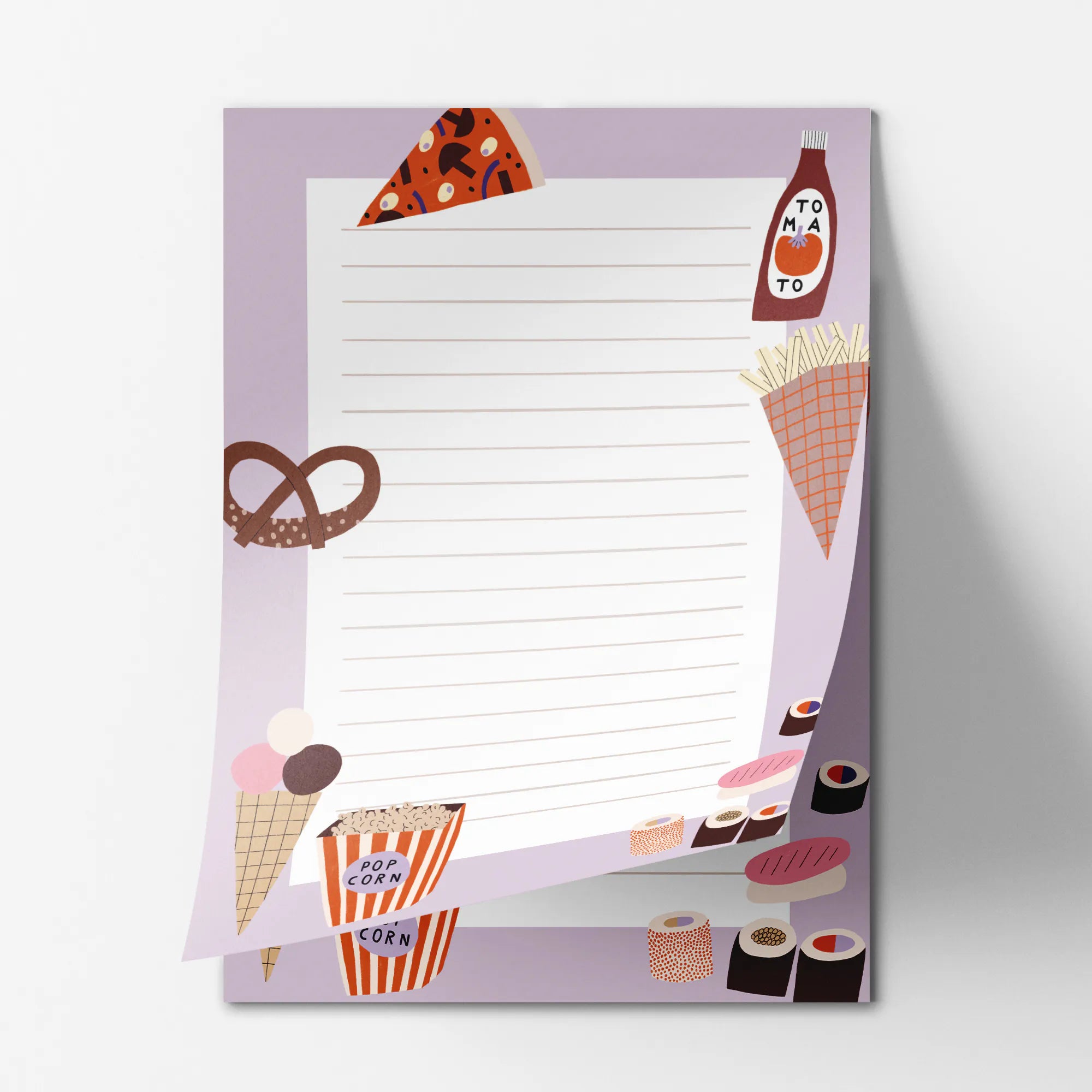 Notizblock 'Fastfood'