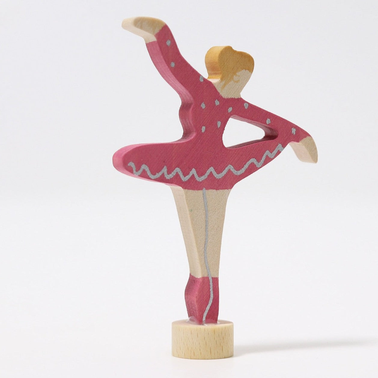 Steckfigur Ballerina Rubinrot