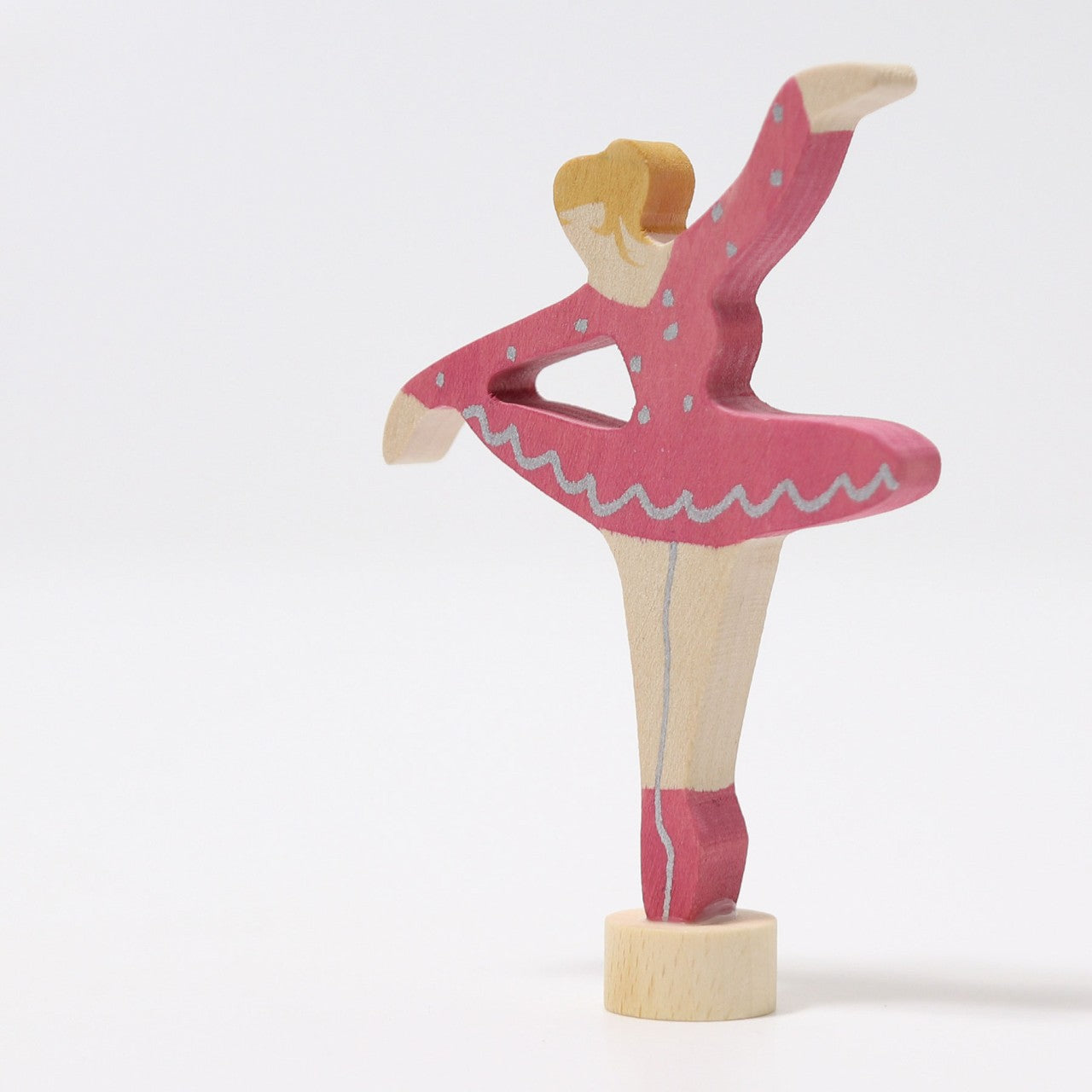 Steckfigur Ballerina Rubinrot