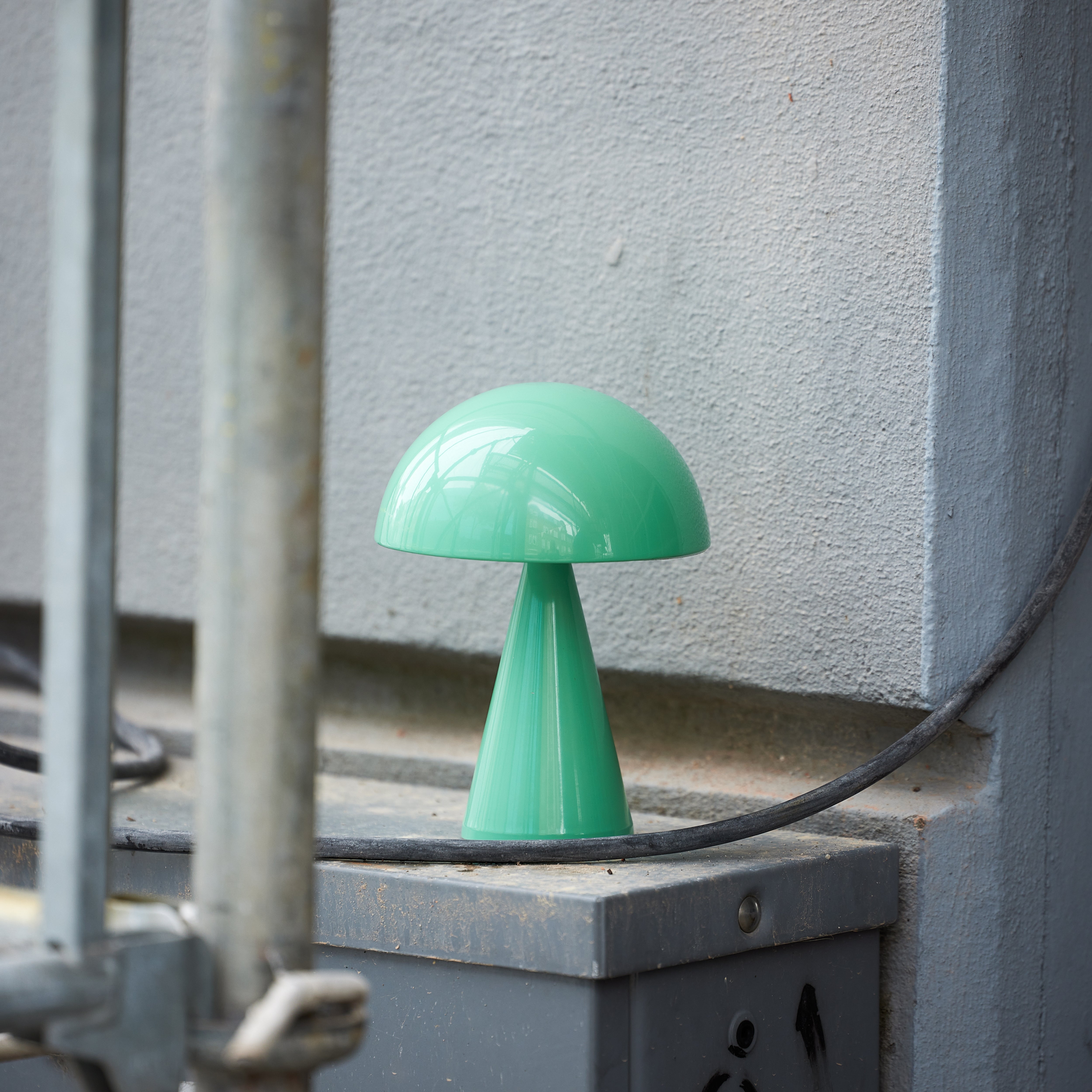 Tragbare Lampe 'Mush' Green