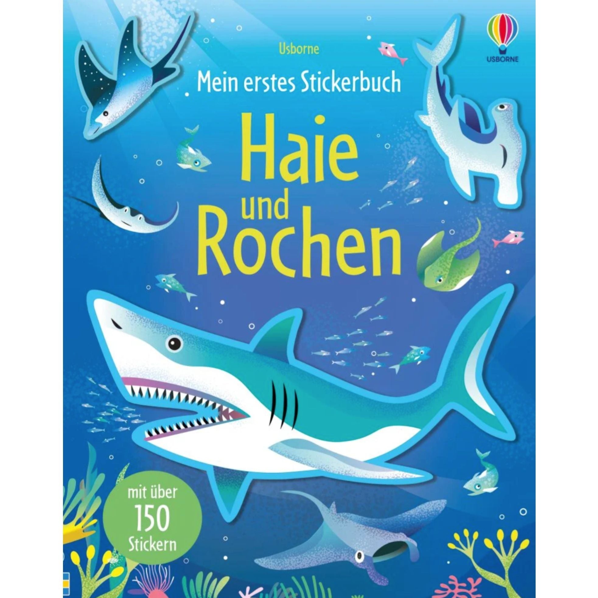 Mein erstes Stickerbuch: Haie und Rochen