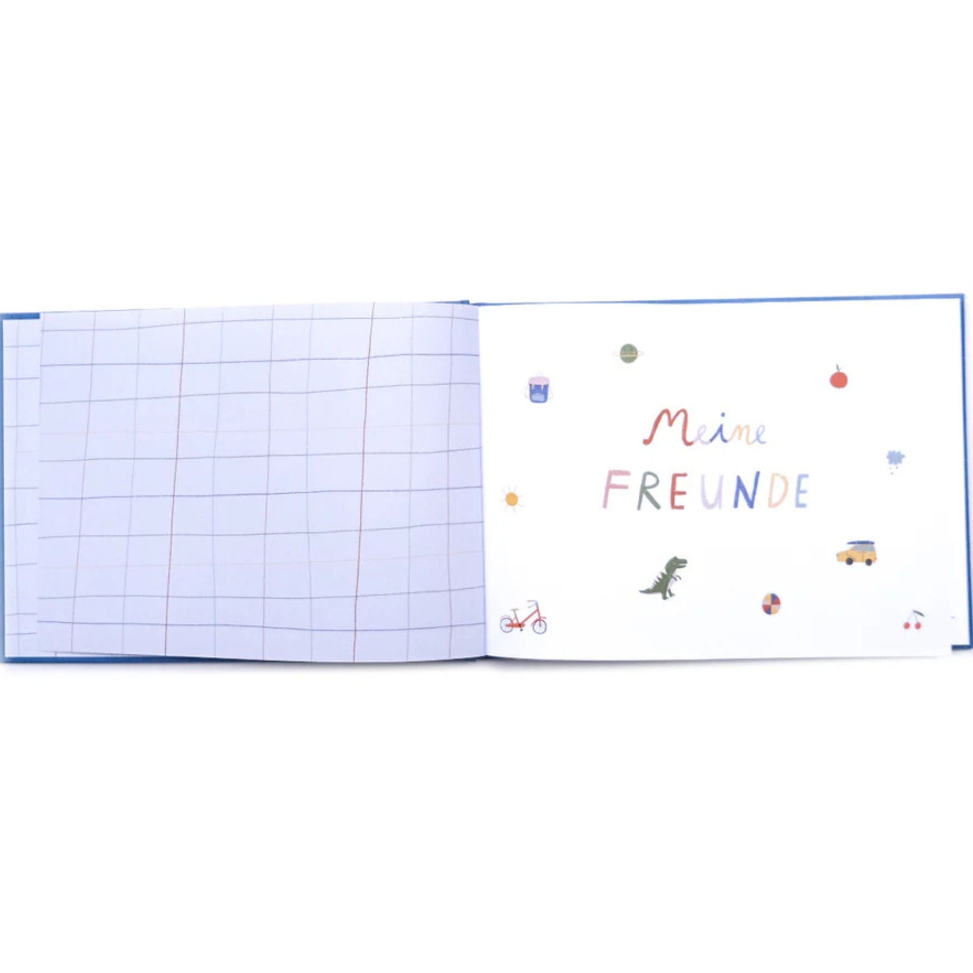 Freundebuch 'Meine Freunde' Blau