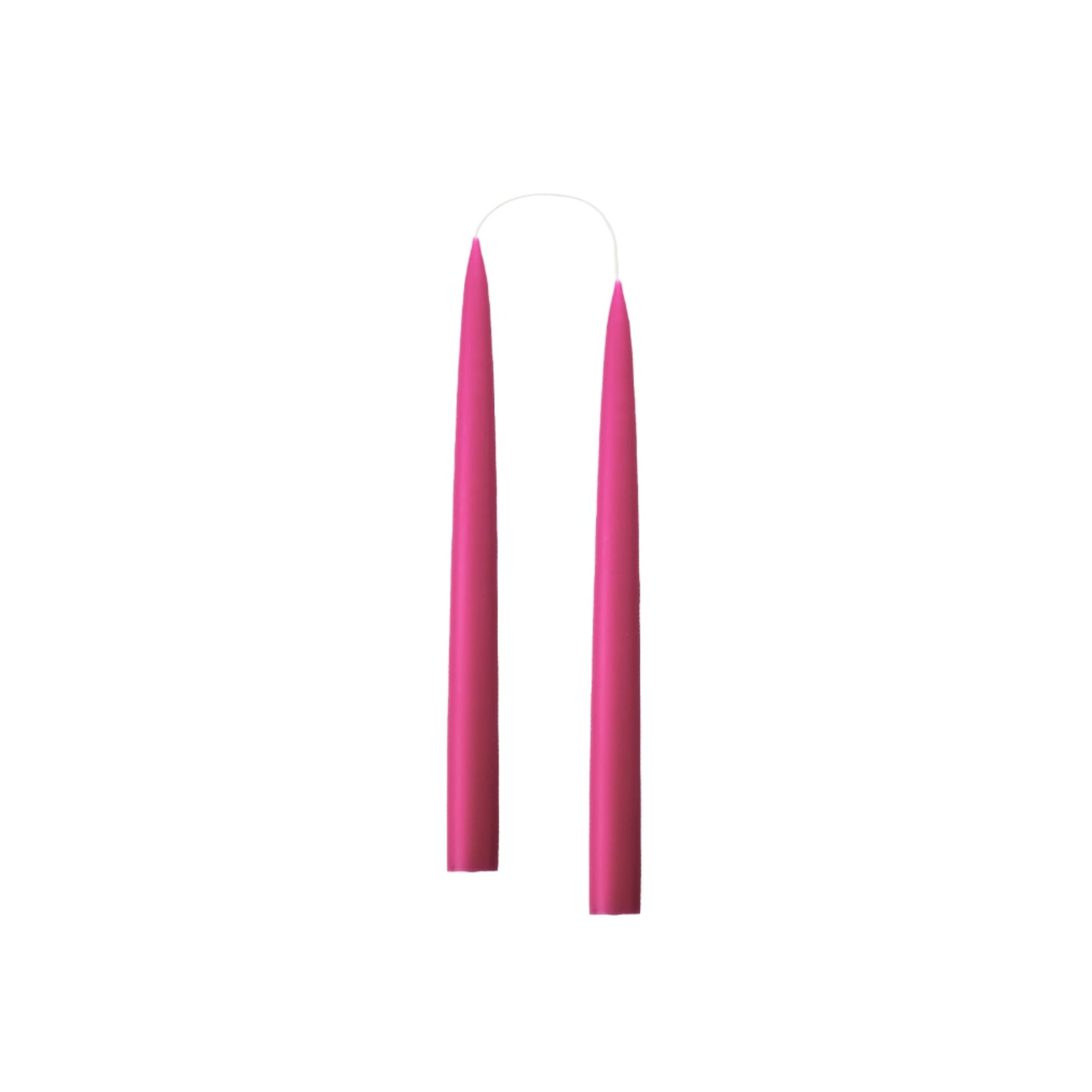 Small Candle Set Cerise