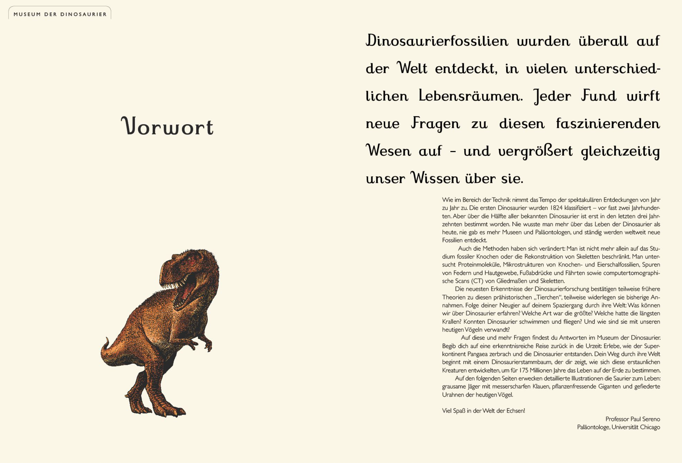 Das Museum der Dinosaurier