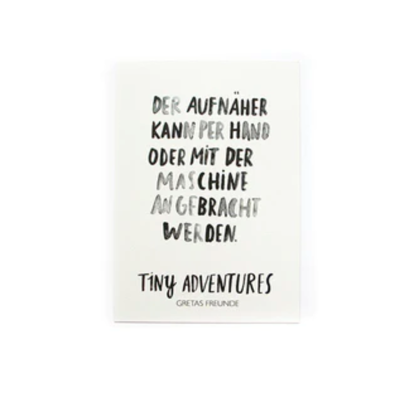 Aufnäher 'Tiny Adventures'
