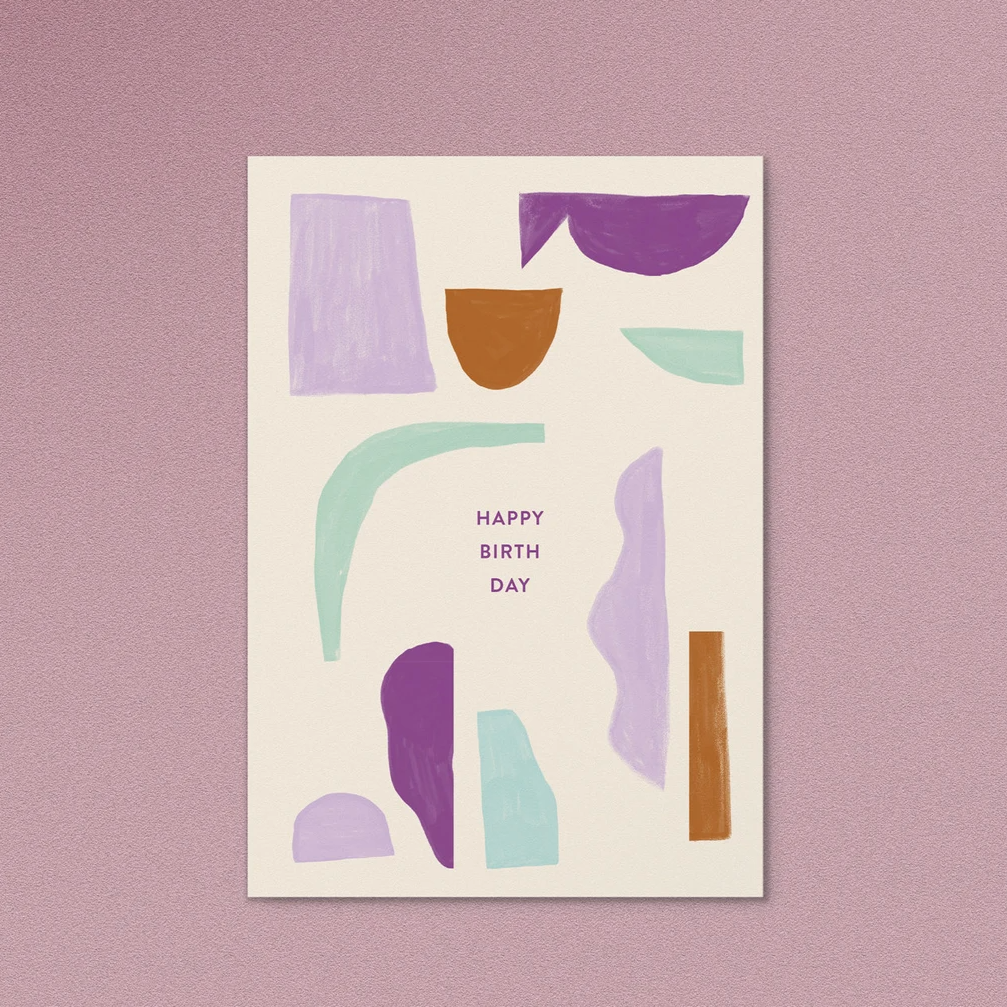 Postkarte 'Happy Birthday'