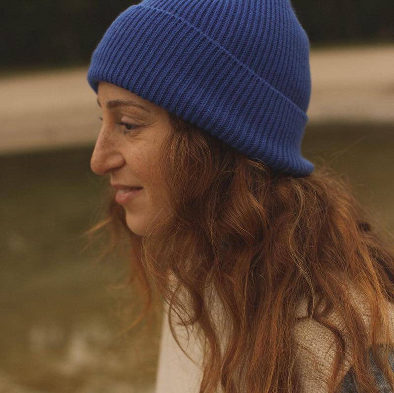 COMING SOON Merino Beanie 'Fonzie Adult' Cobalt Blue