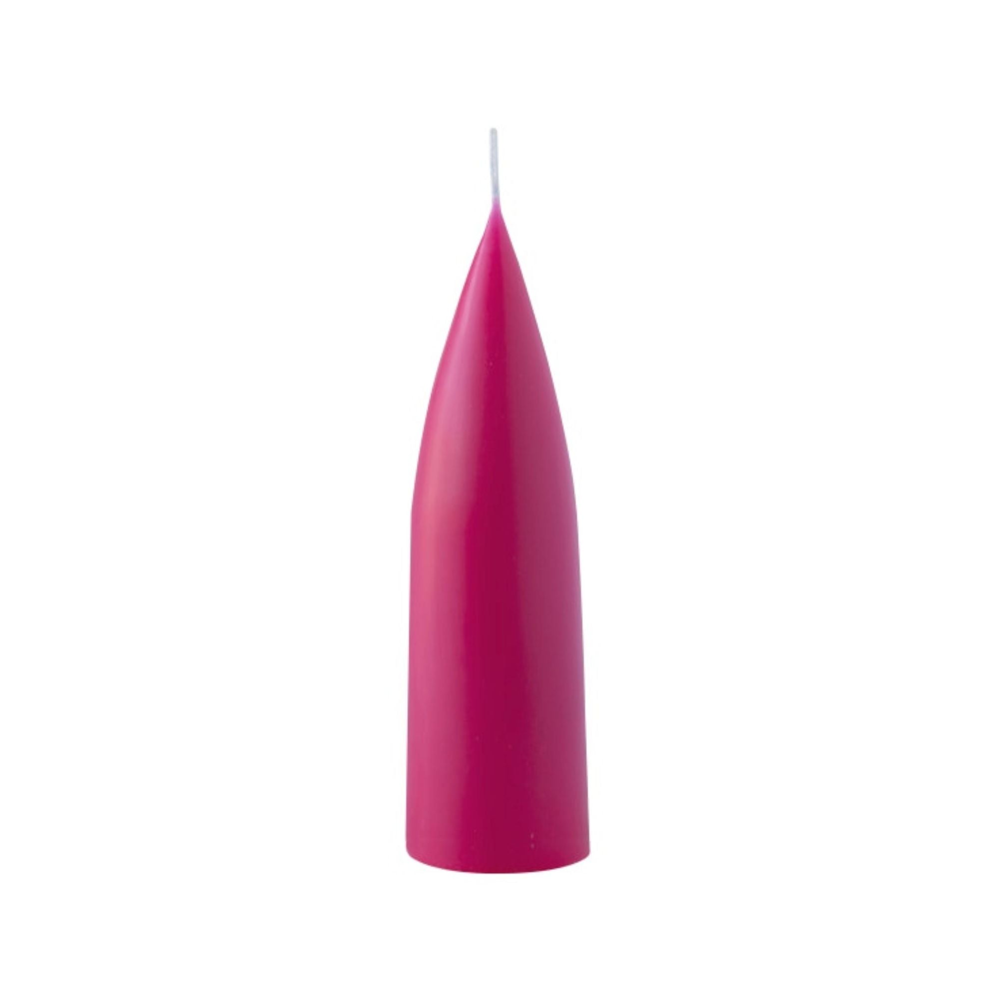 Cone Shaped Candle Cerise