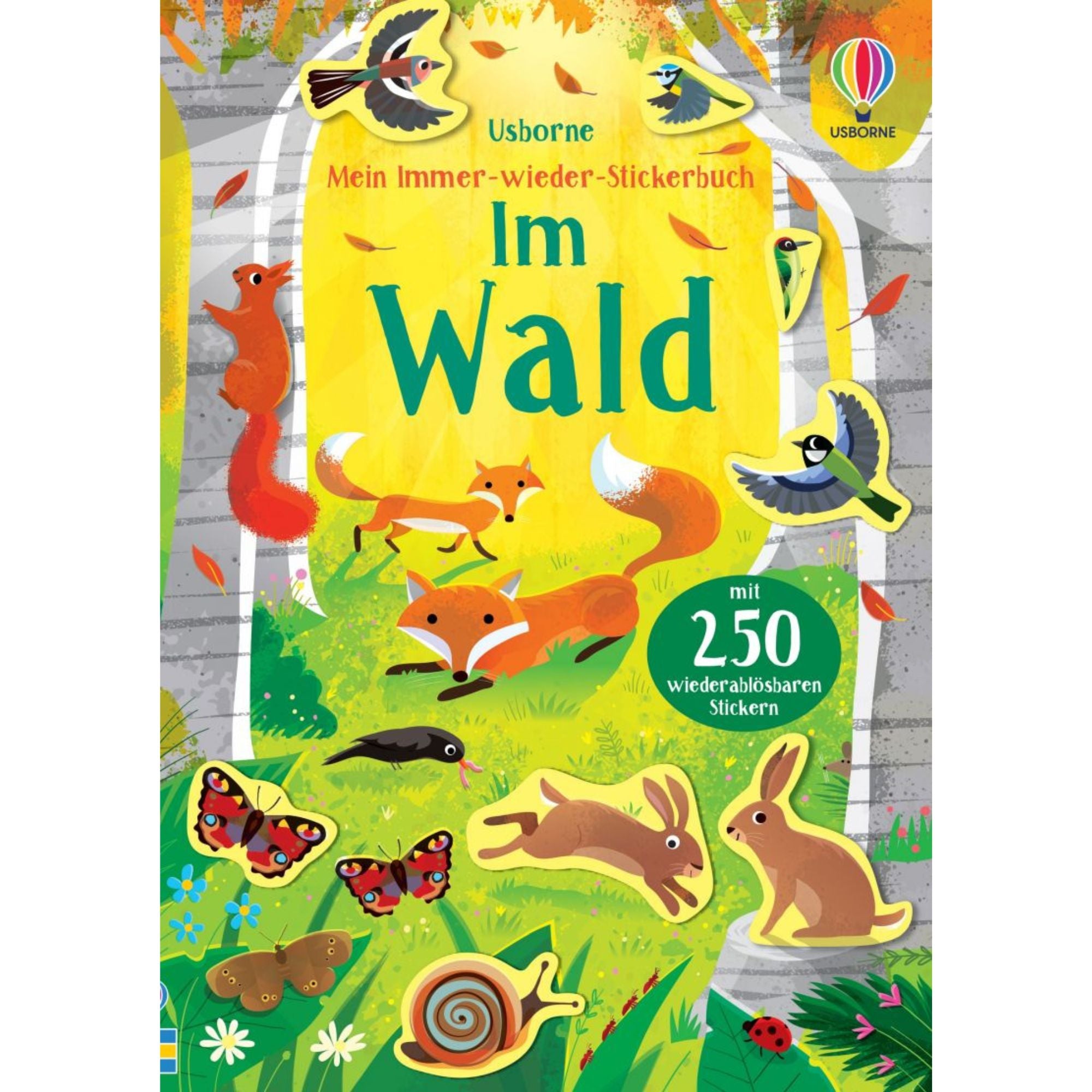 Mein Immer-wieder-Stickerbuch: Im Wald