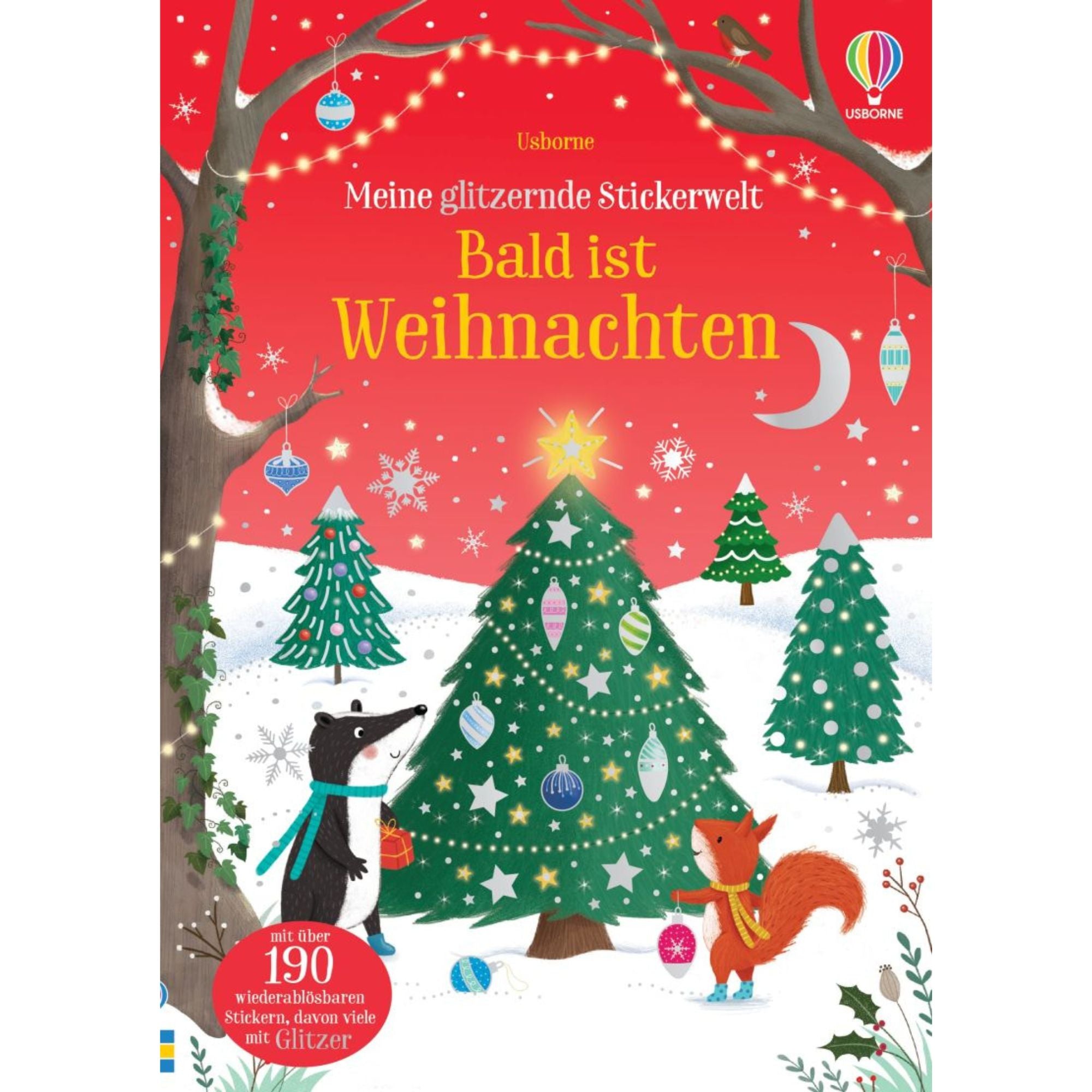 Meine glitzernde Stickerwelt: Bald ist Weihnachten