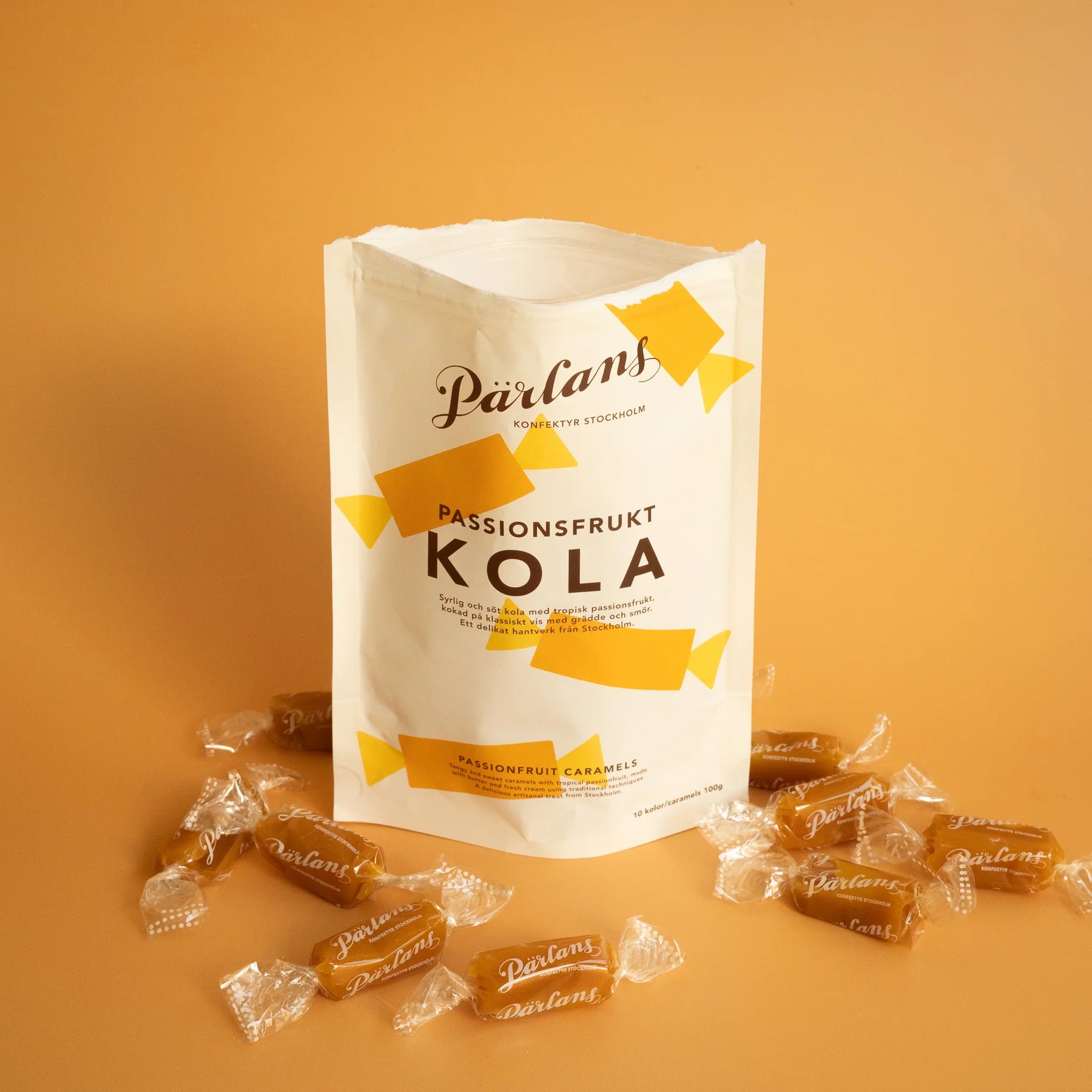 Karamellbonbons 10 Stück Passionsfrucht