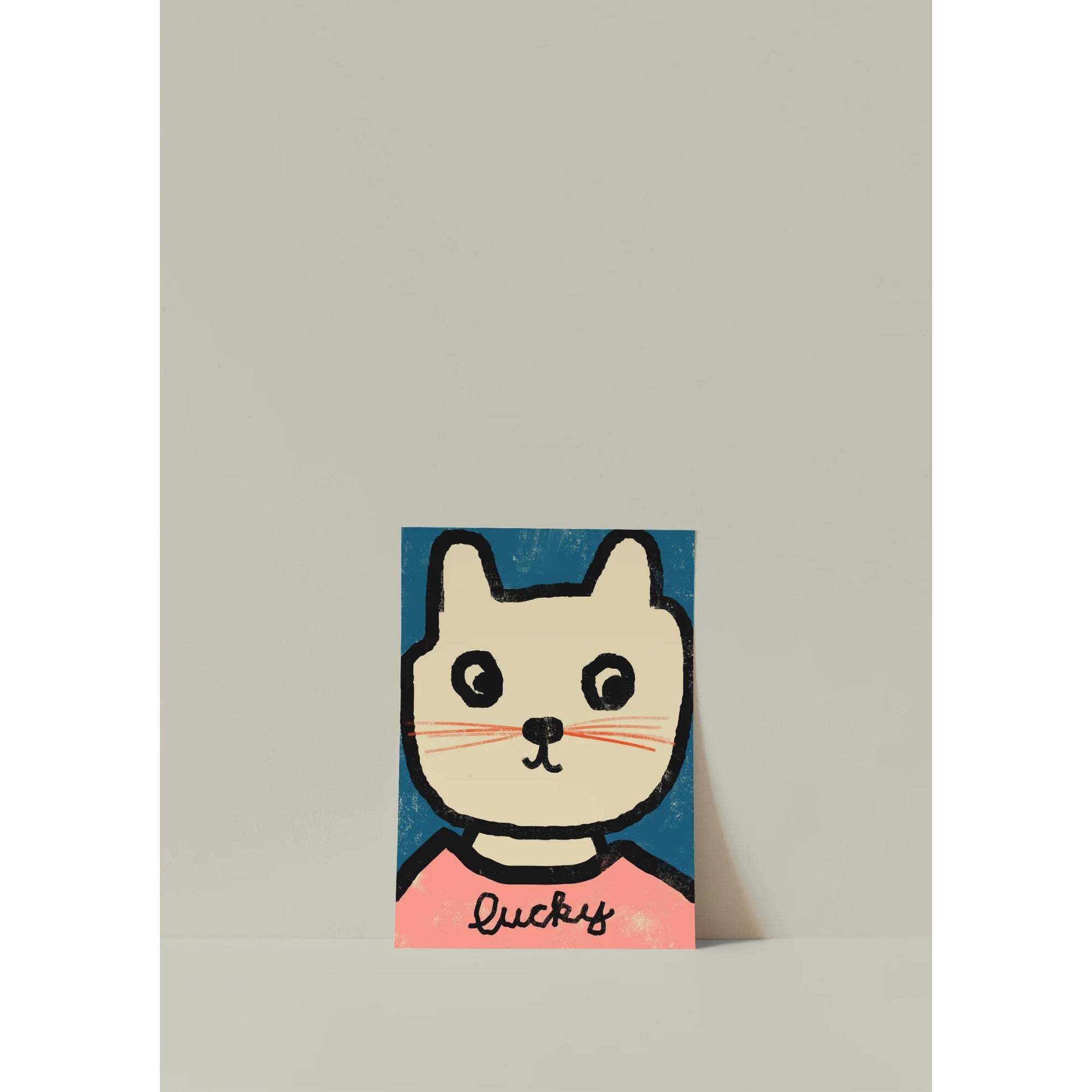 Postkarte 'Lucky Cat'