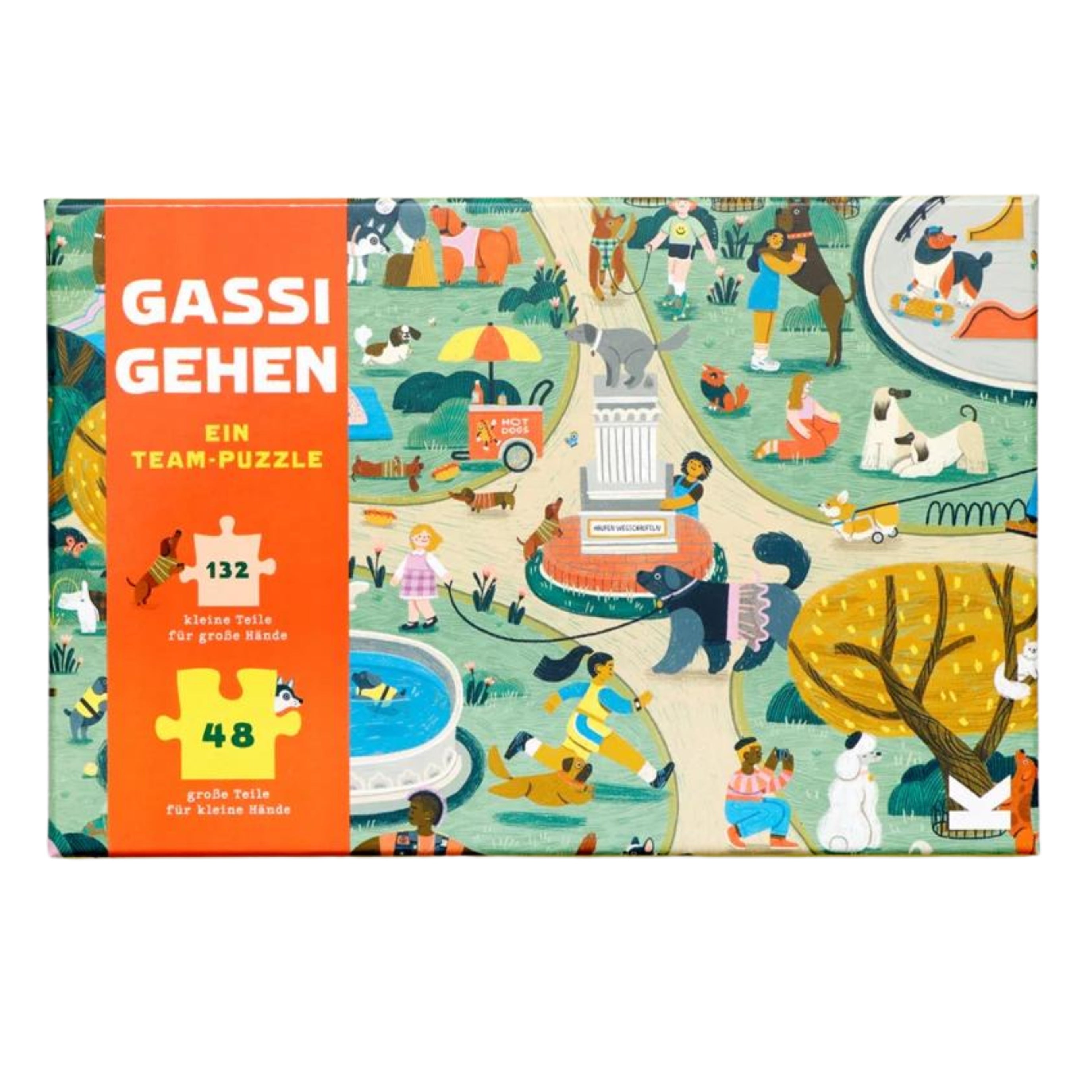 Puzzle 'Gassi gehen'