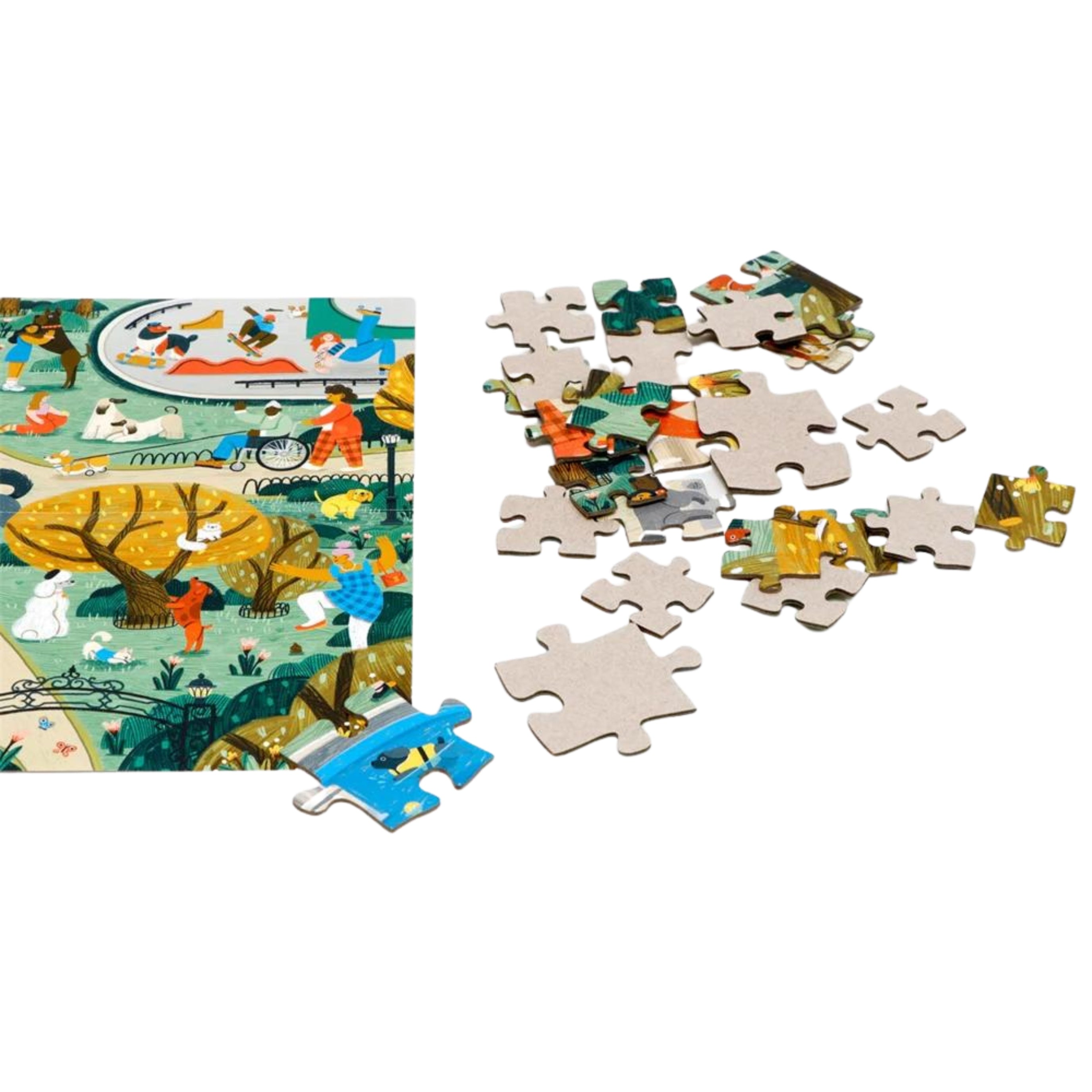 Puzzle 'Gassi gehen'