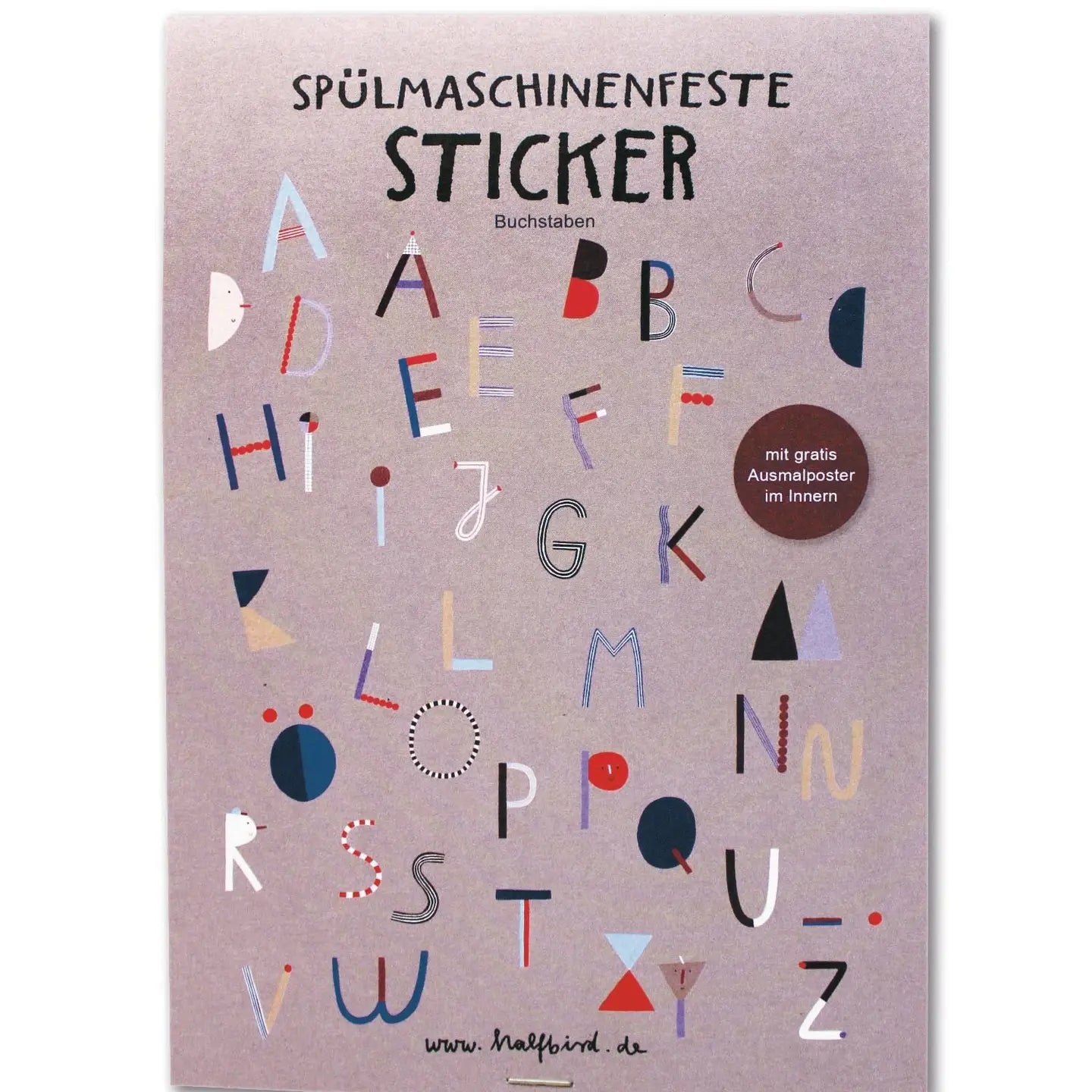 Spülmaschinenfeste Sticker 'ABC'