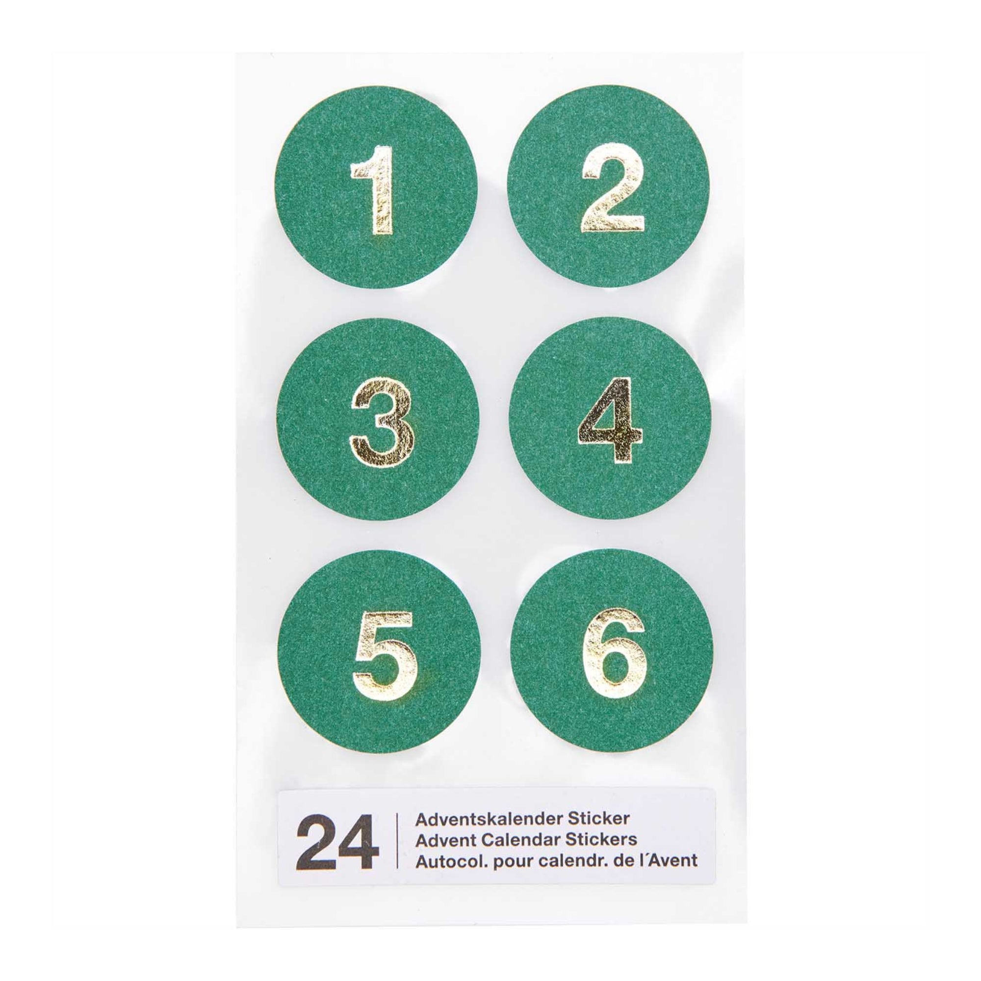 Sticker 'Adventskalender' Grün