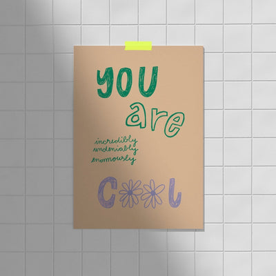 Postkarte 'You are cool'
