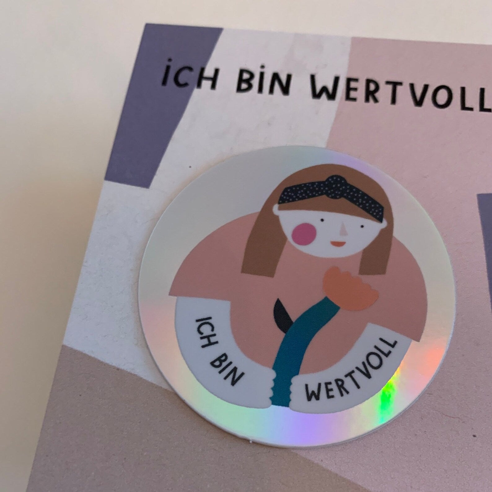 Sticker 'Ich Bin Wertvoll'