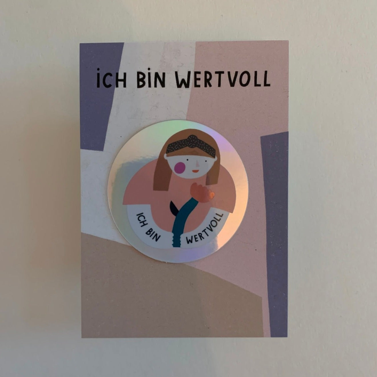 Sticker 'Ich Bin Wertvoll'